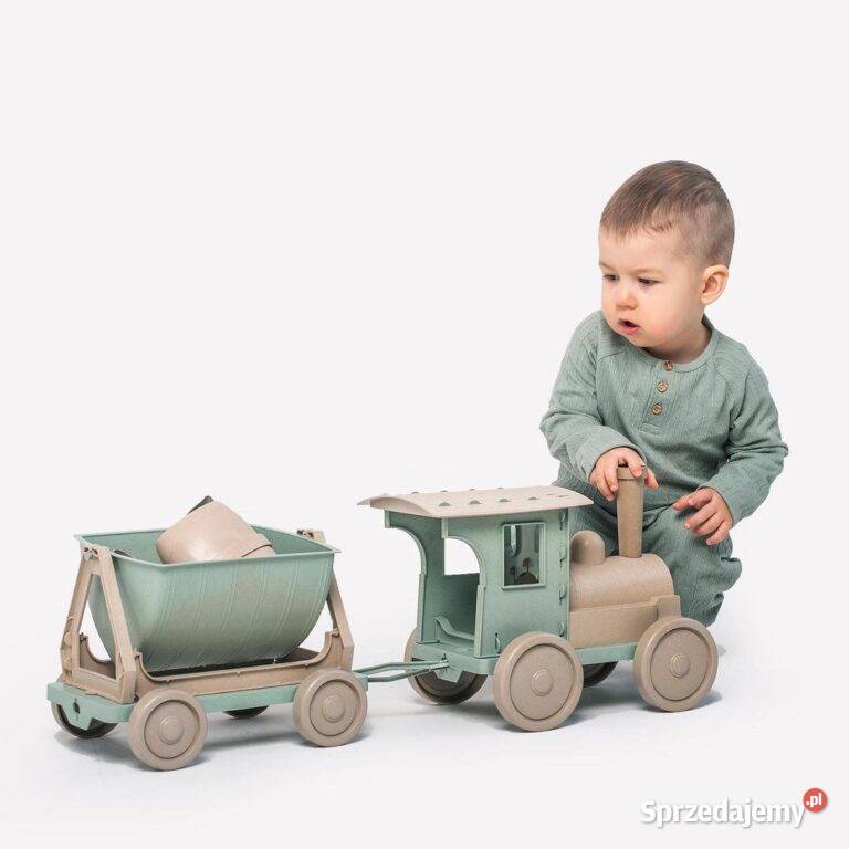 zabawki do piaskownicy Pociąg Plus pastelowy małopolskie Kraków