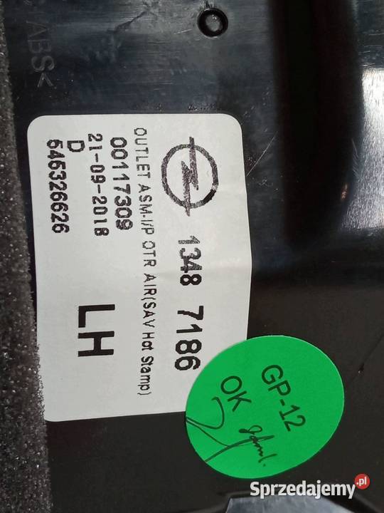KRATKI NAWIEWU LEWA PRAWA ŚRODKOWA KPL X Opel