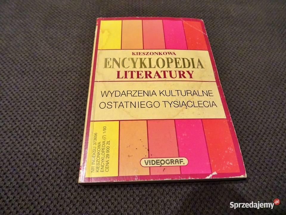 Kieszonkowa encyklopedia lektury i sztuki 3 Rok wydania 1993 Częstochowa sprzedam