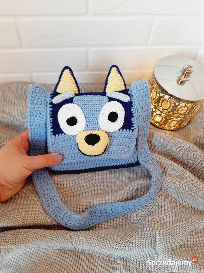 Szydełkowa torba dziecięca Bluey z Rodziną Kraków