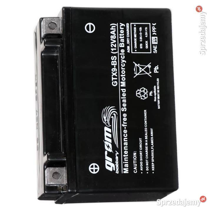 Akumulator motocyklowy GROM GTX9BS YTX9BS 12V Zakopane