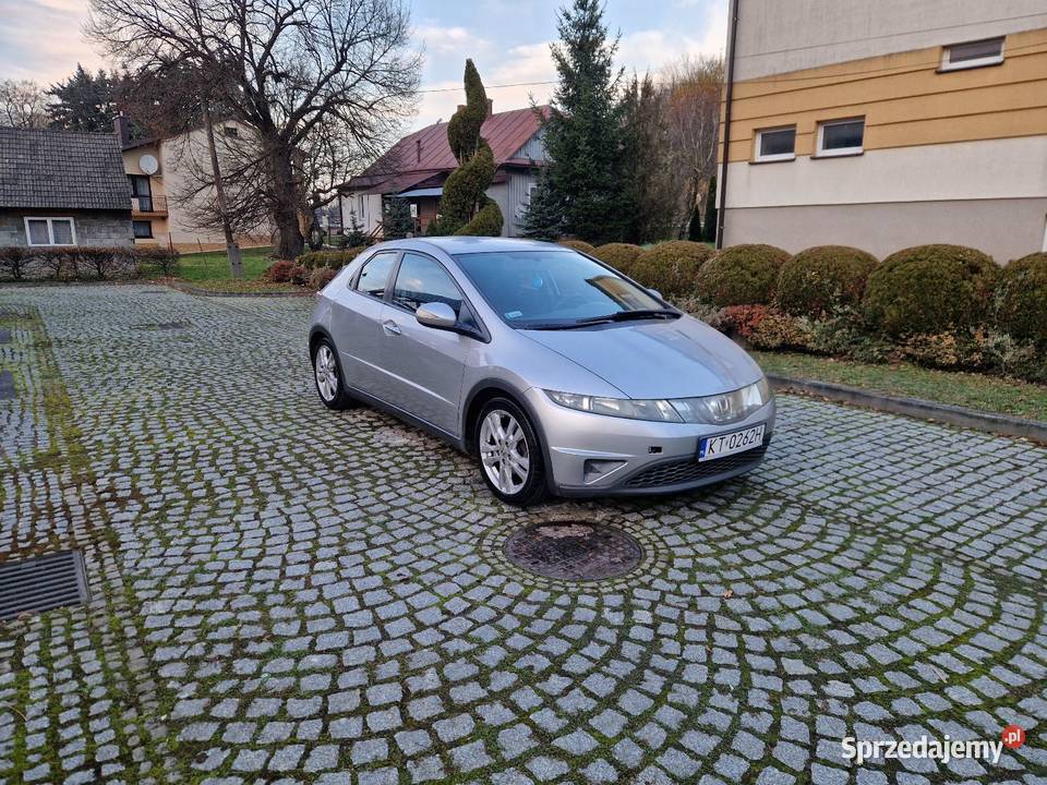 Honda Civic VIII Sport 22 ICDTI Niski Przebieg Rok produkcji 2007 Ryglice