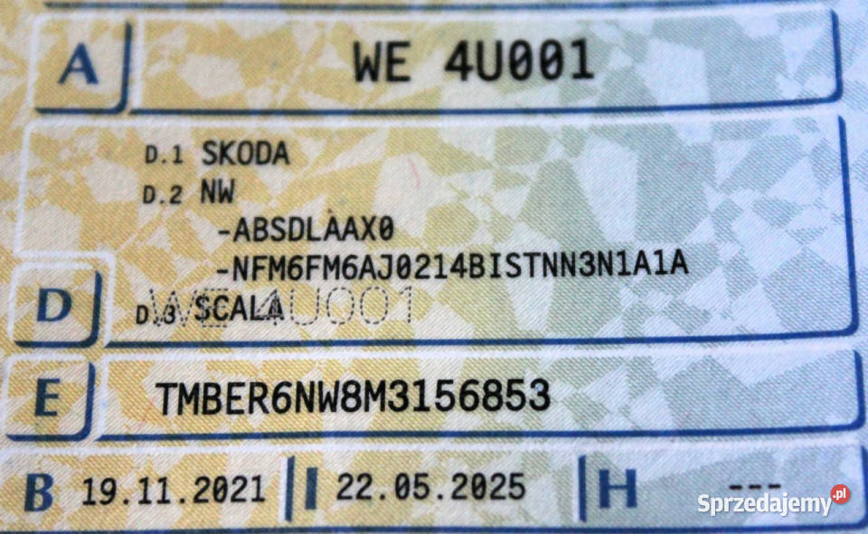 koda Scala FV23 SalonPL 10TSI 110 Ambition LED pełny VAT Sokołów