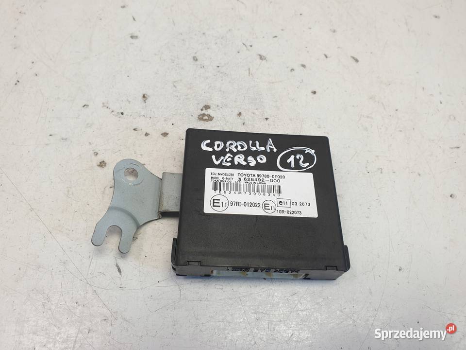 Corolla Verso II MODUŁ IMMOBILIZERA IMMO Rudka sprzedam