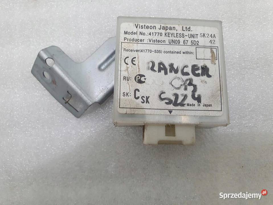 MODUŁ STEROWNIK ZAMKA UN09675D2 FORD RANGER wielkopolskie sprzedam