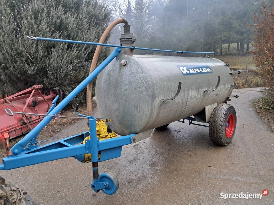 Beczkowóz AlfaLaval 2600L nieuszkodzony Mszana Dolna
