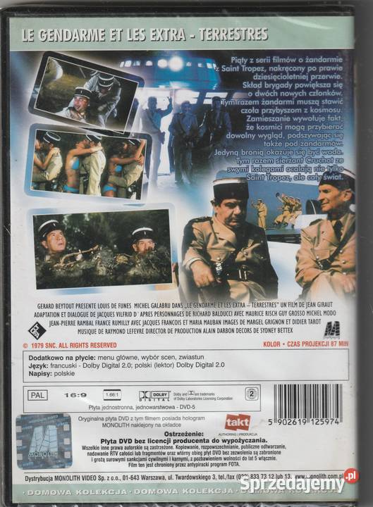 Żandarm i kosmici DVD de Funes Pruszków sprzedam