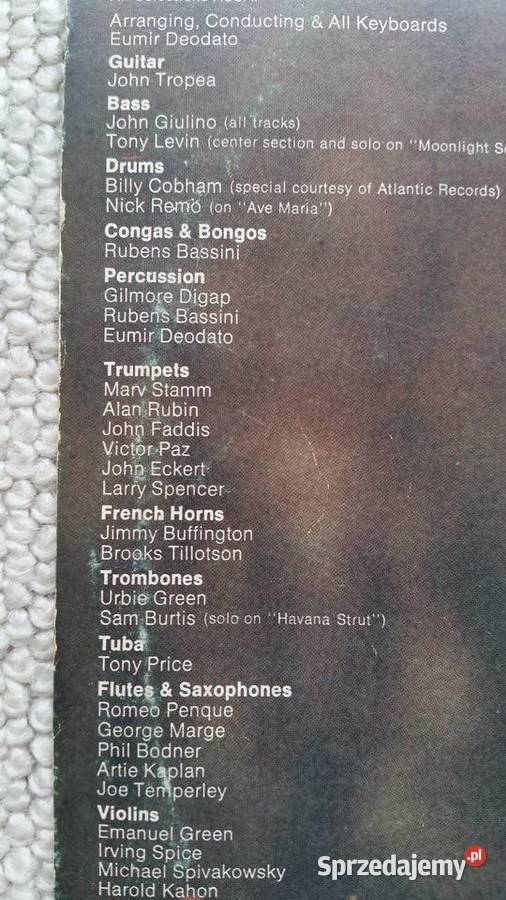 Longplay Whirlwinds DEODATO 1974 MCA Records płyta winylowa Puławy