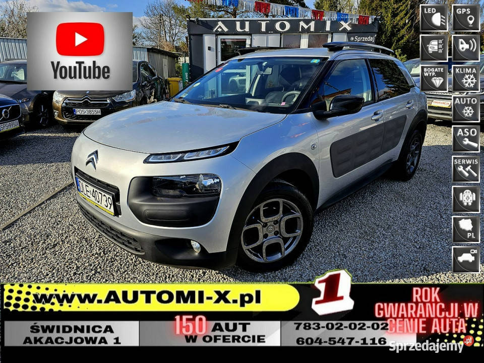 Citroen C4 Cactus AUTOMAT16 D Navi Alu isofix Świdnica