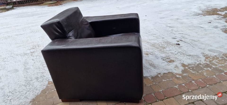 komplet wypoczynkowy sofa 2 pufy fotel Kraków