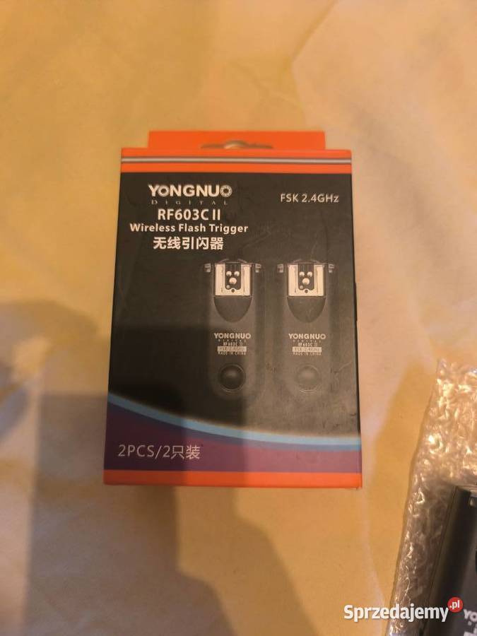 Wyzwalacze radiowe Yongnuo RF603C II komplet z Wrocław
