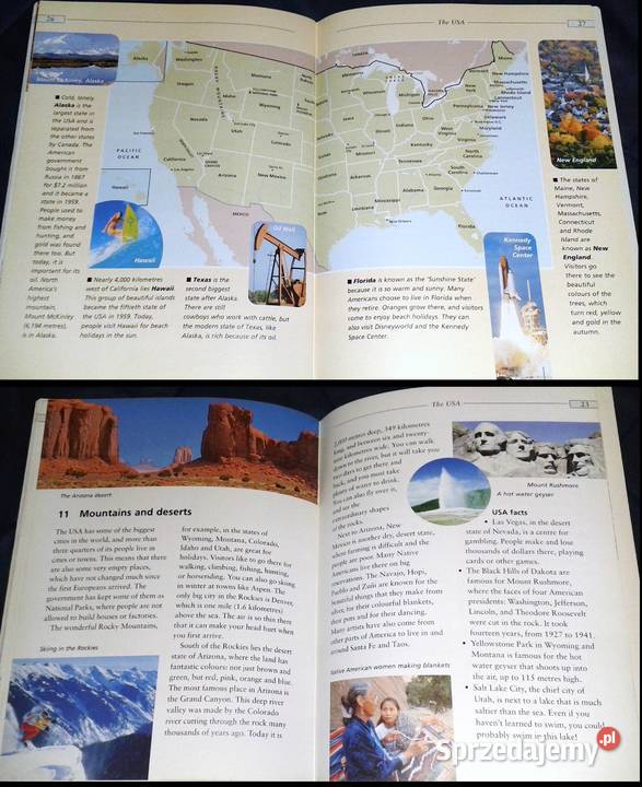 The USA Oxford Bookworms Factfiles 3 Alison Książki i Podręczniki Chełm