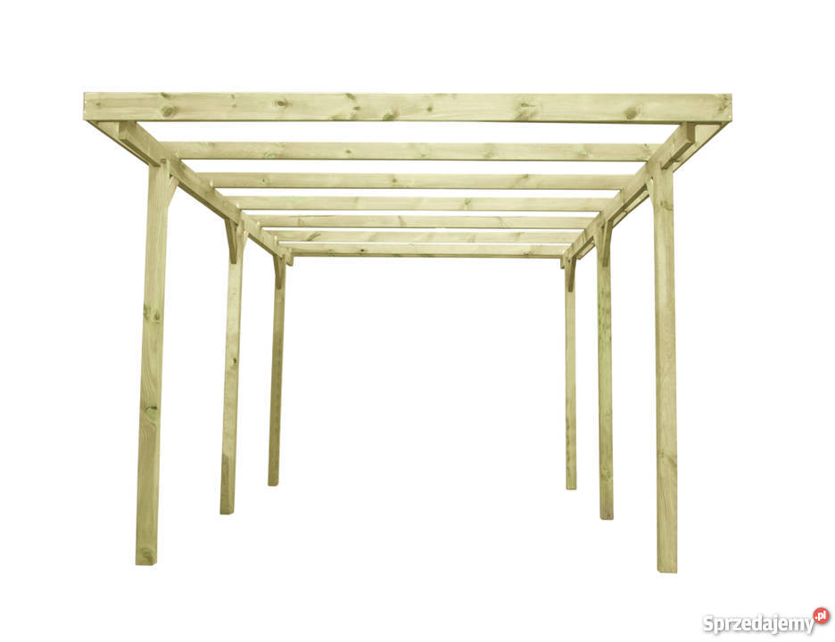 Wiata garażowa drewniana 304x500 Wooder Darmowy dolnośląskie