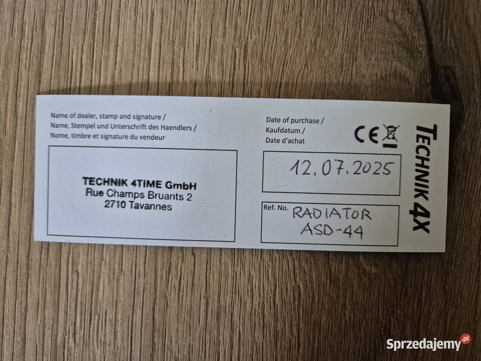 Szwajcarski zegarek Technik 4x mazowieckie Warszawa