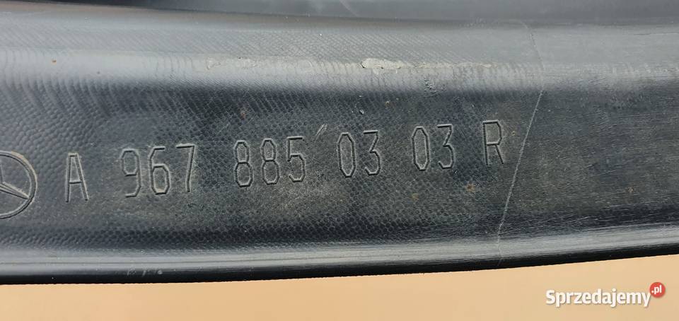 MERCEDES ATEGO OKULAR REFLEKTORA PRAWY ZDERZAK lubuskie Bieleń