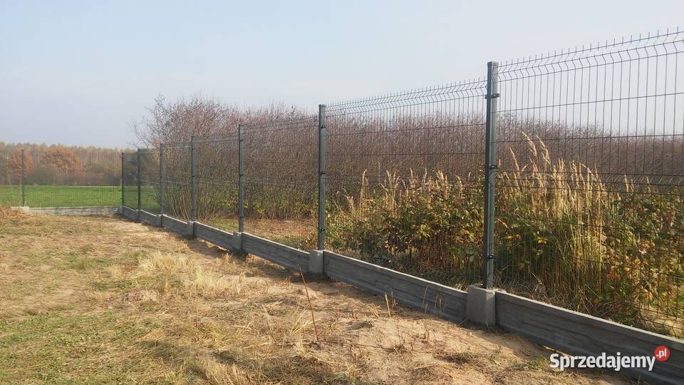 Ogrodzenia panelowe betonowe pod wypełnienie Lipsko