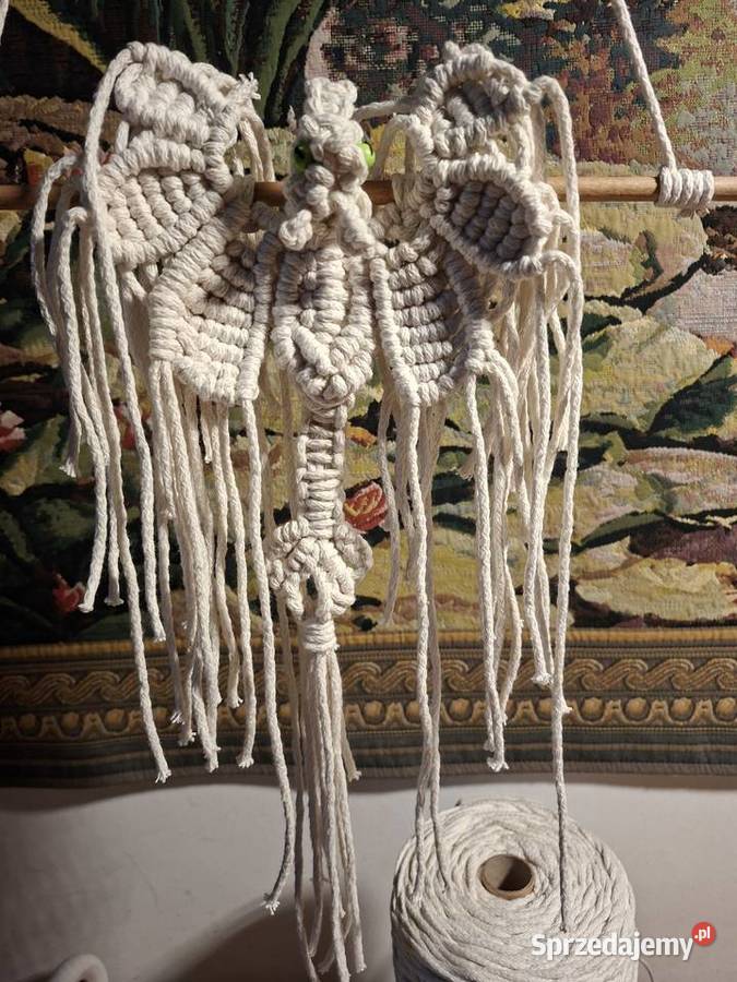 Zielonooki smok makrama ozdoba Kraków sprzedam