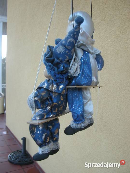 lalka porcelanowa pajac 2 sztuki Dekoracje i ozdoby Gorzów Wielkopolski