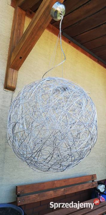 Lampa sufitowa żyrandol kula druciana pleciona Garwolin