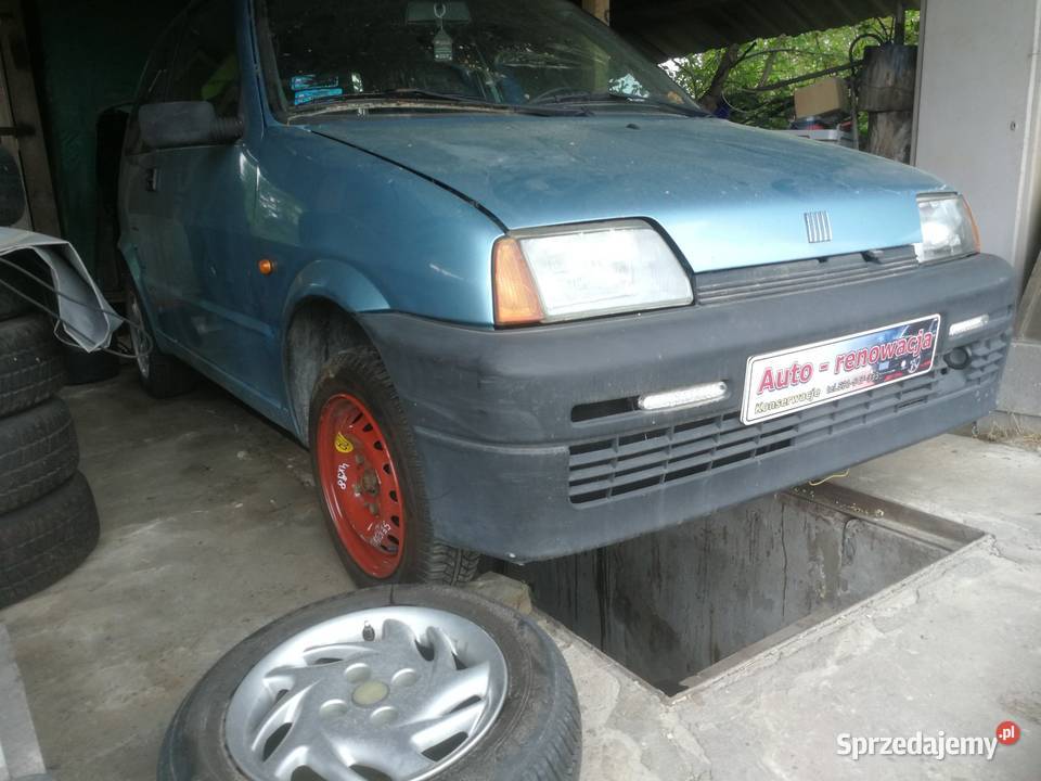 Fiat Cinquecento 900 uszkodzony silnik podwozie 48KM Górno