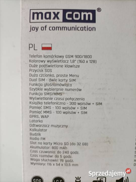 Telefon MAXCOM MM428 Katowice sprzedam