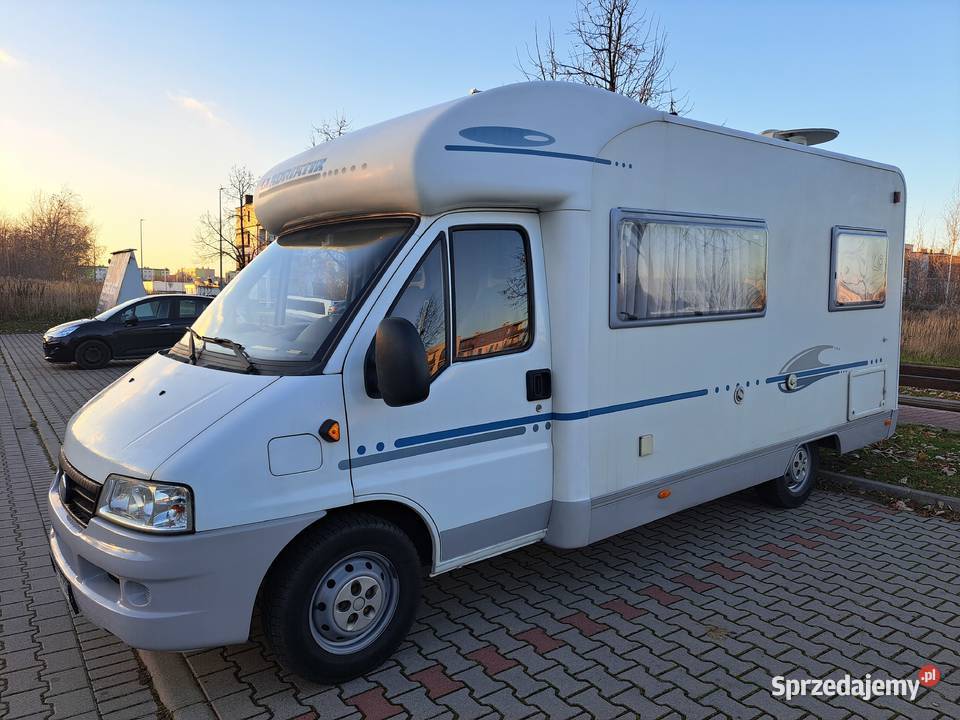 Kamper Fiat Ducato na zabudowie Adria Stan Rok produkcji 2004 Ostrów Wielkopolski sprzedam