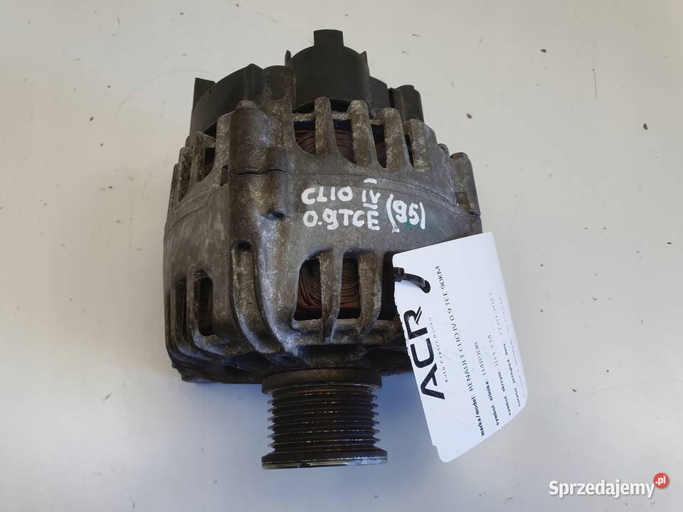 ALTERNATOR Renault Clio IV 09 TCe valeo Chełm