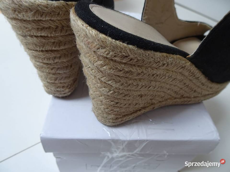 Sandały Espadryle Koturny 37 38 sprzedam