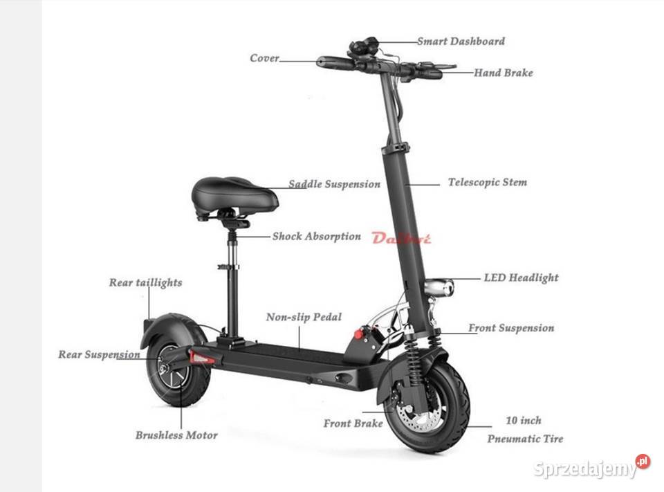 Sprzedam składaną elektryczną hulajnogę marki Warszawa