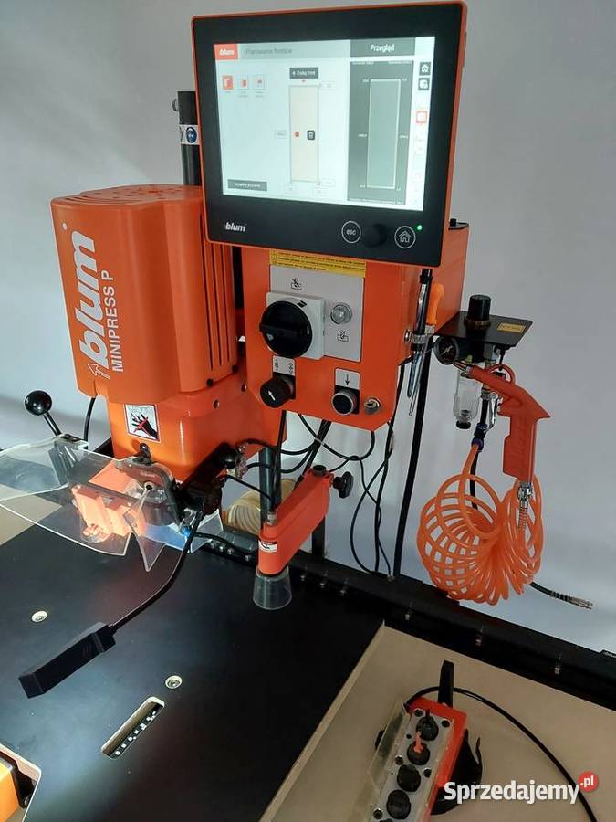 Wiertarka Blum Minipress z komputerem