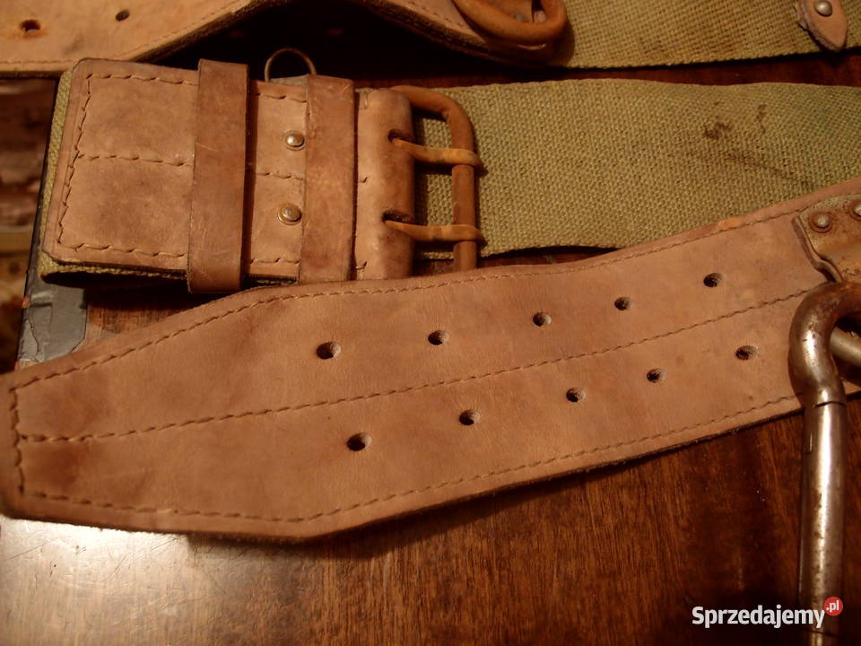 Zabytkowy pas strażacki z PRL Łódź