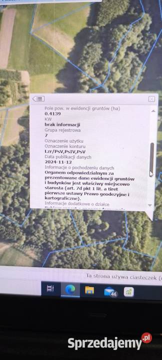 Działka rolno rekreacyjna Błażowa