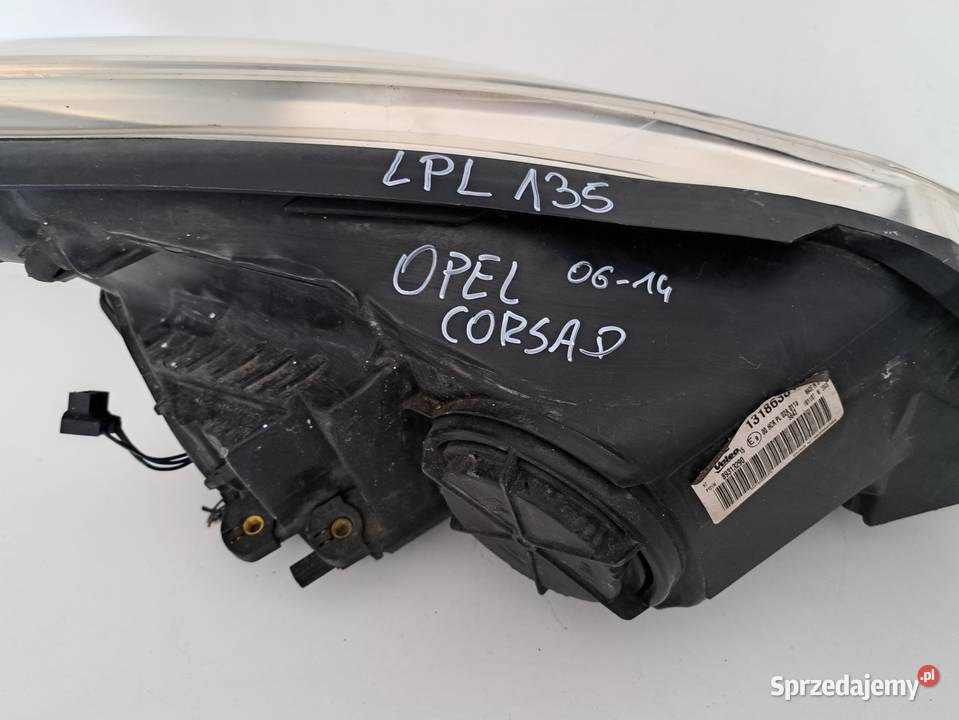 OPEL CORSA D 0614 LAMPA PRZÓD PRZEDNIA LEWA wielkopolskie Słowikowo