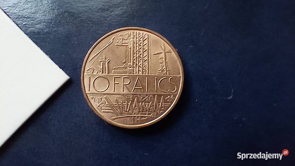 Stare monety 10 frank 1975 Francja Antyki, Sztuka, Kolekcje podkarpackie Lesko sprzedam