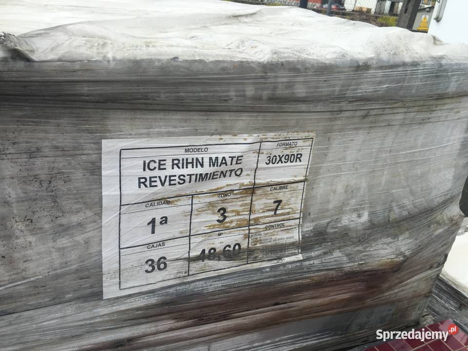 Glazura płytka ścienna ice rihn mate 30x90 firmy Reguły