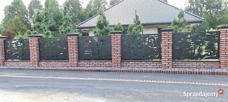 Ogrodzenie kompletne na wymiar metal Ogrodzenia i bramy Poznań sprzedam