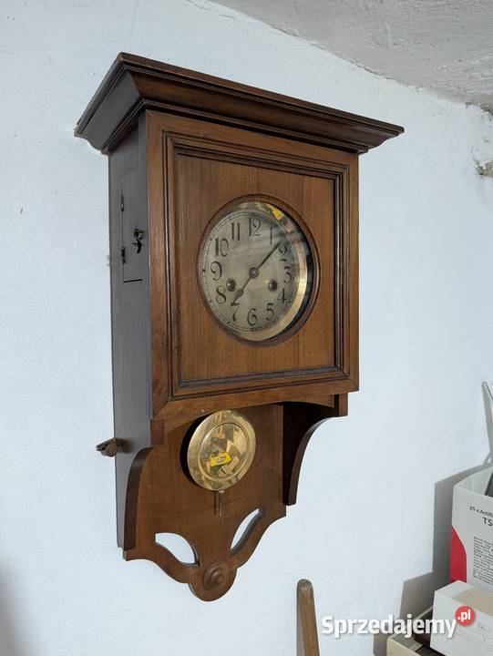 Zegar wahadłowy Gustaw Becker Leśna