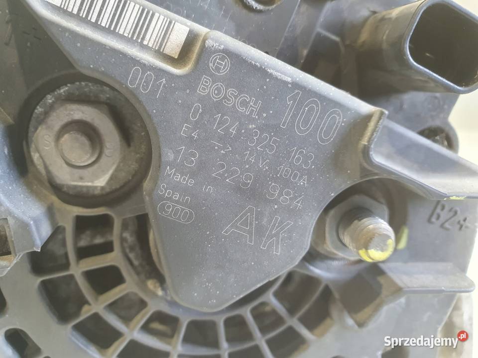 ALTERNATOR Opel Zafira B 16 16V bosch 100A Rudka sprzedam