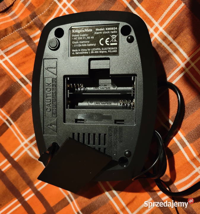 Radiobudzik Alarm Clock Radio Kruger Matz 0824 Lublin