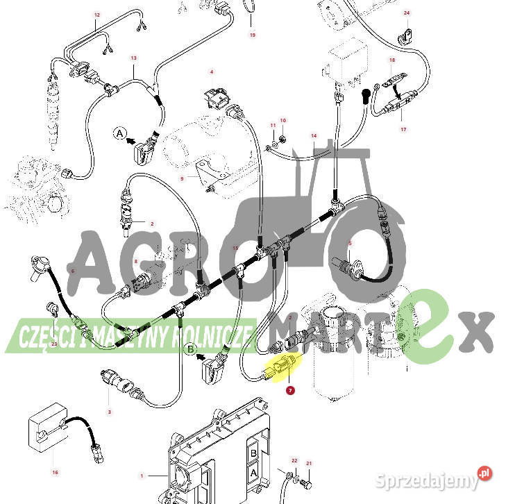 V837070209 837070209 CZUJNIK CIŚNIENIA AGCO Wichrów