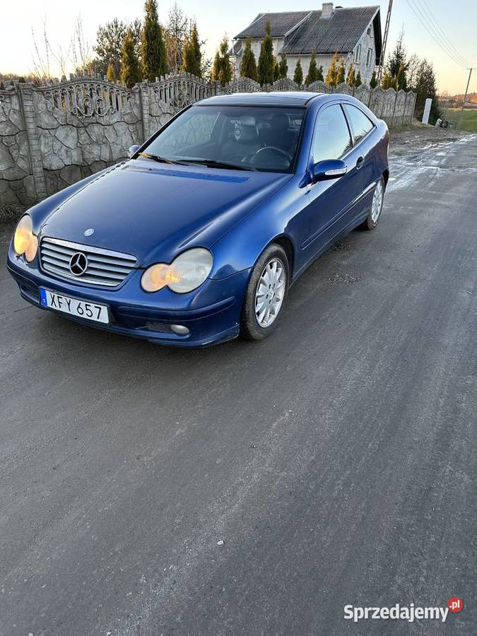 Mercedes c 230 sprowadzony 140KM pomorskie Czarna Woda