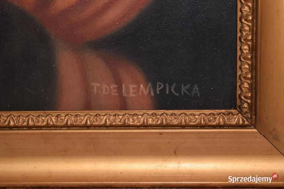 T De Łempicka Nauczycielka w Kapeluszu Stary Kraków