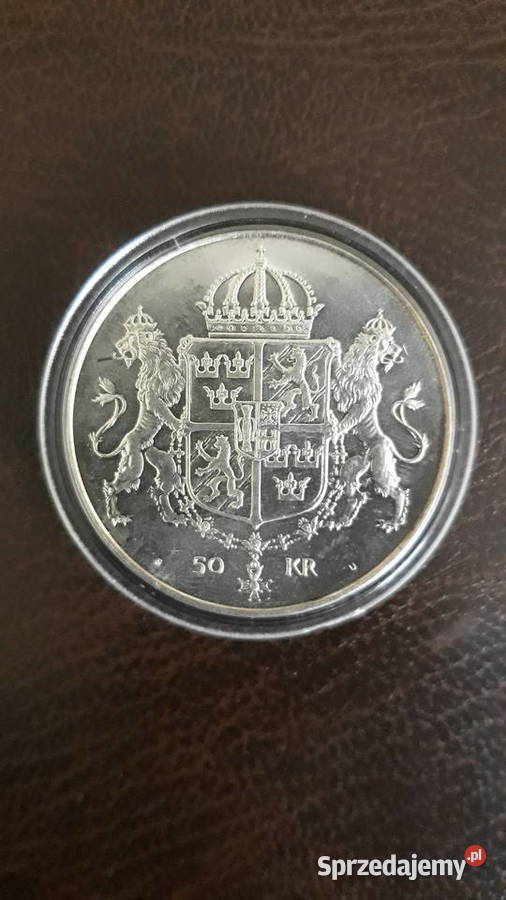 50 KoronSzwecja1976 rmenniczasrebro Numizmatyka