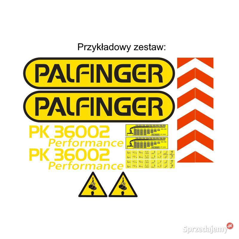 Naklejki na hds żuraw Loglift Jonsered Palfinger Pozostałe Przysucha