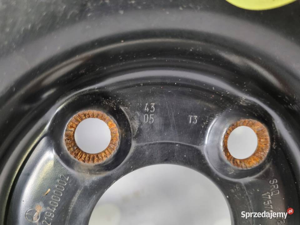KOŁO DOJAZDOWE Mercedes W211 C219 15570 R17 Chełm