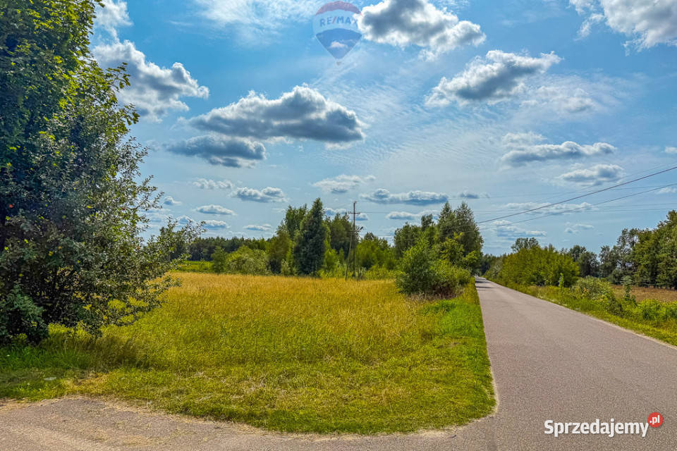 Działka 1437 m narożna media asfalt Feliksów 34m