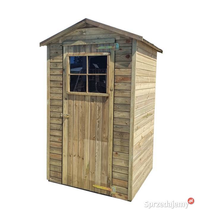 DOMEK WC panelowy ogrodowy drewniany TOALETA Stęszew sprzedam