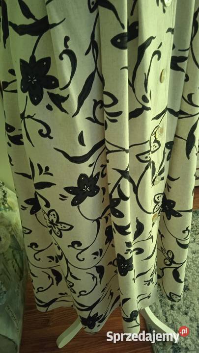 WŁOSKAMARKOWA LNIANA DŁUGA SUKIENKA BARISAL r 42 Piła