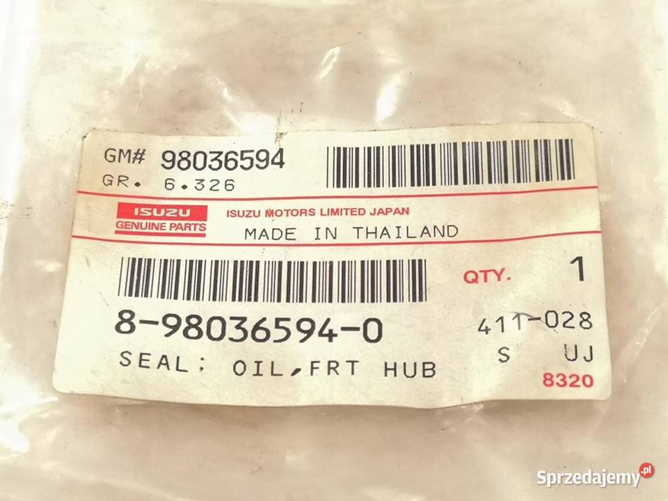 USZCZELNIACZ ŁOZYSKA ISUZU TROOPER 19832004 NOWY