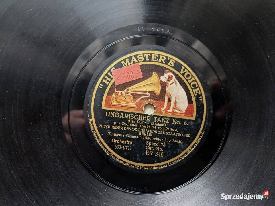 Trzy płyty szelakowe 25 Wronki